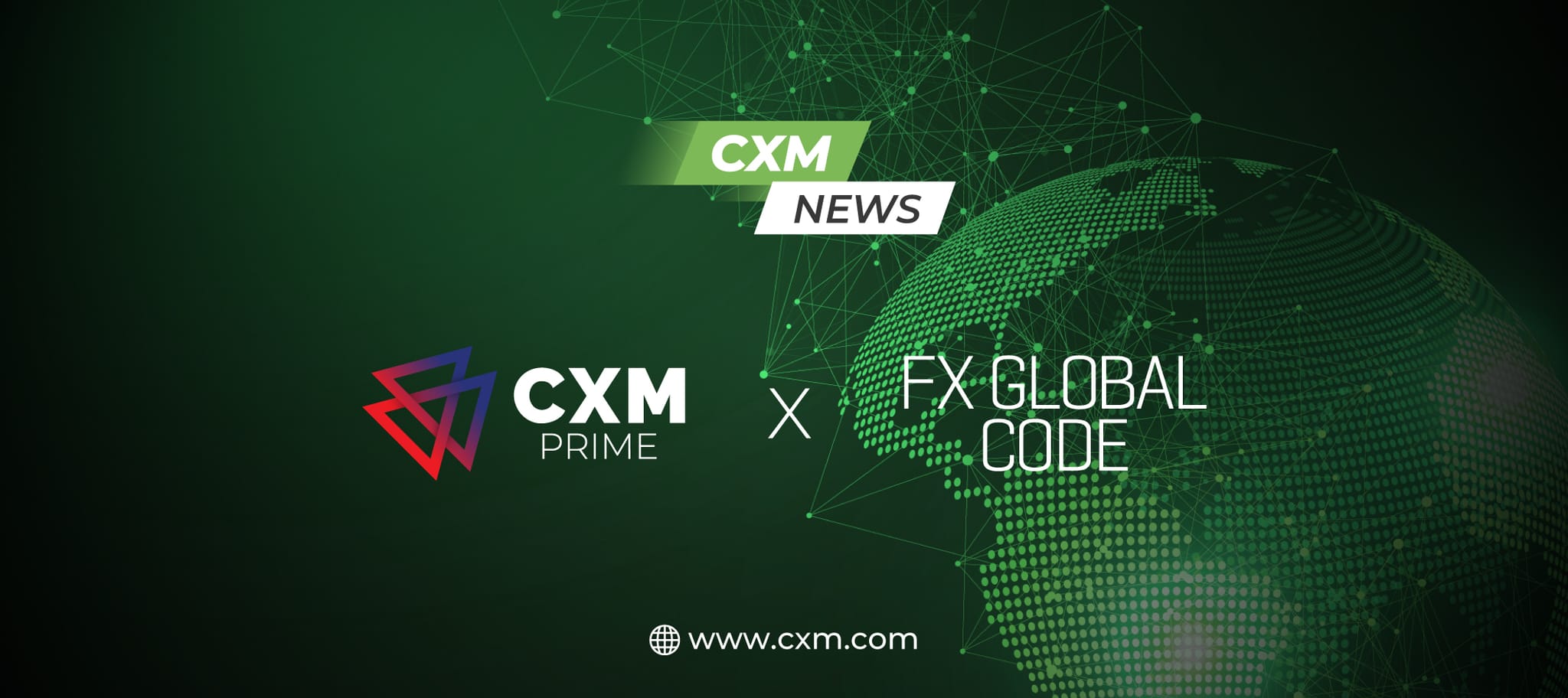 CXM Prime FX жаһандық кодексін қолдайды