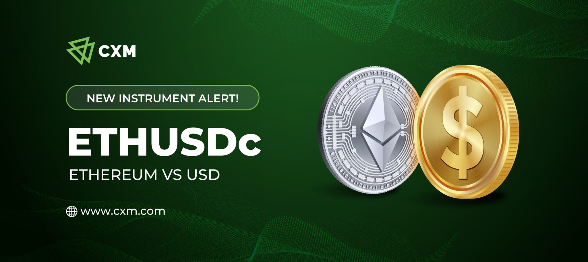 CXM крипто портфеліне ETHUSDC қосты