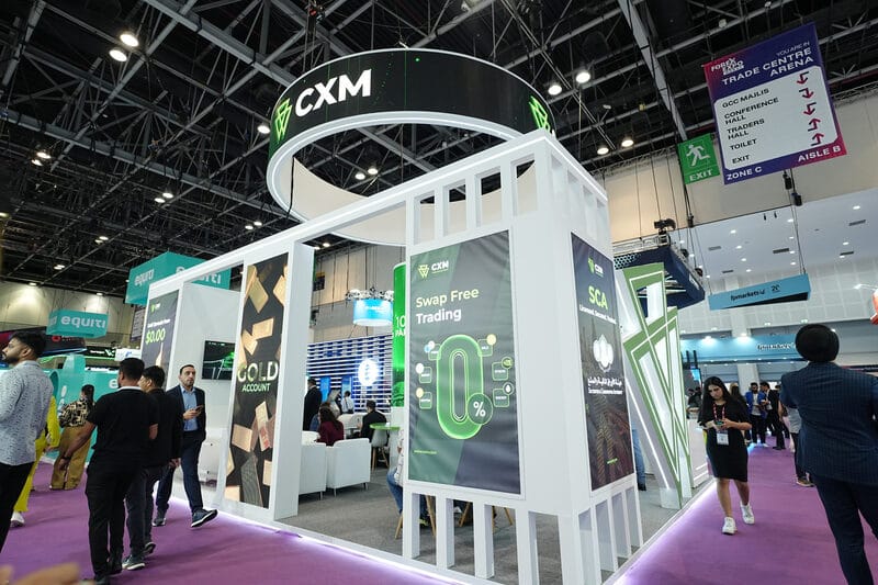 CXM көрме стендінің жалпы көрінісі