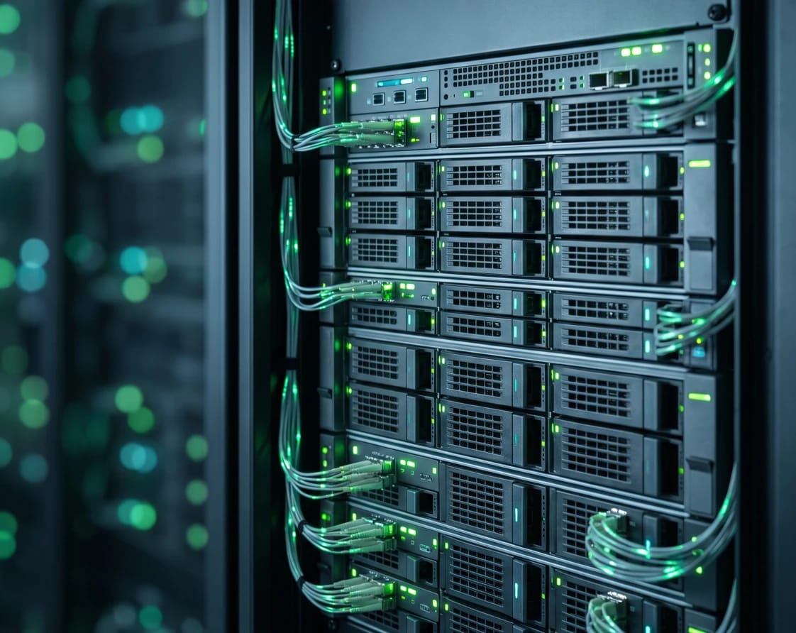CXM деректер орталығындағы сервер тірегі