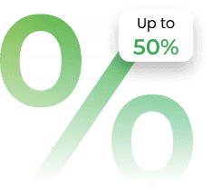 Up to 50% commission illustration