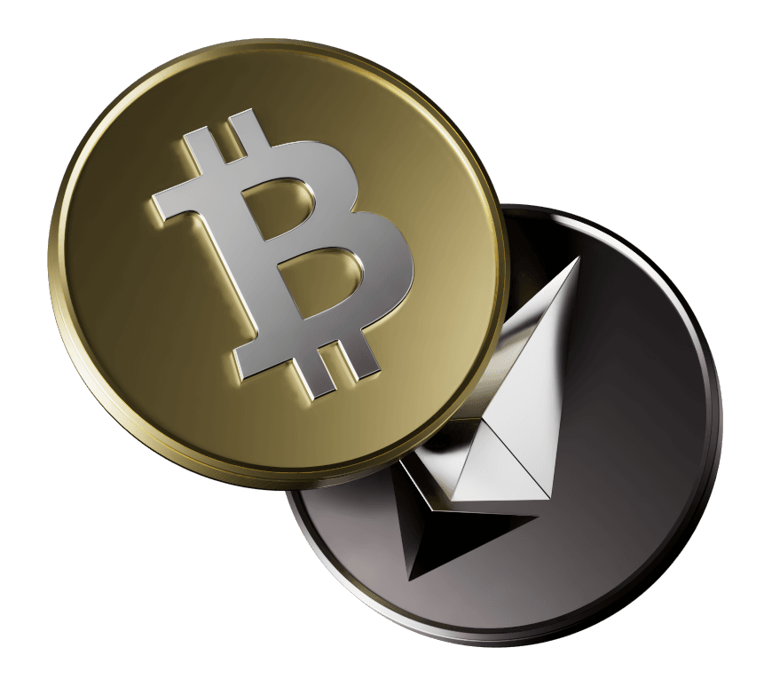 Cryptocurrency trading illustration