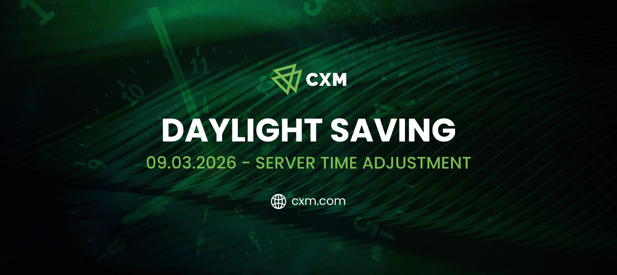 CXM’s Daylight Saving Time Server Time Adjustment